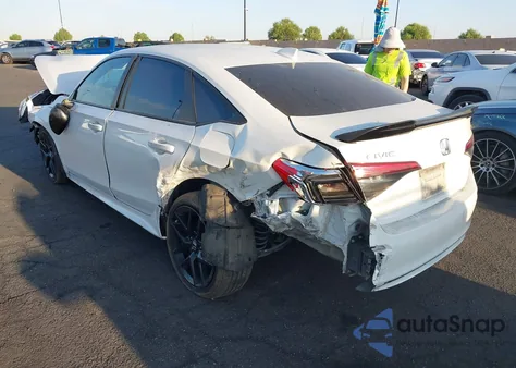 2022 Honda Civic Sport из США, поврежденный, VIN 2HGFE2F56NH536921